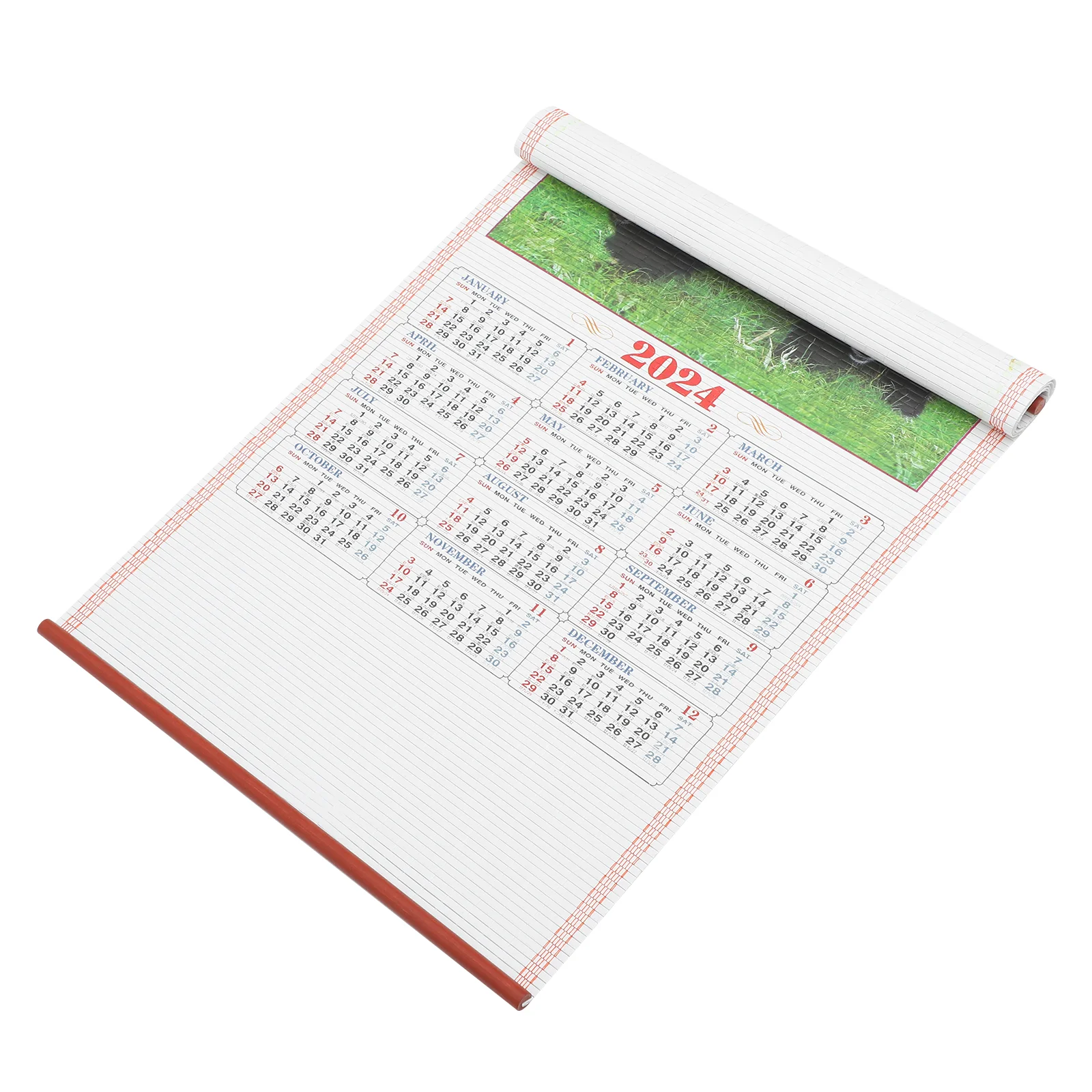 

Календарь для встреч, настенные календари, комнатный подвесной домашний 2024 ежемесячный для праздничного ежедневного использования