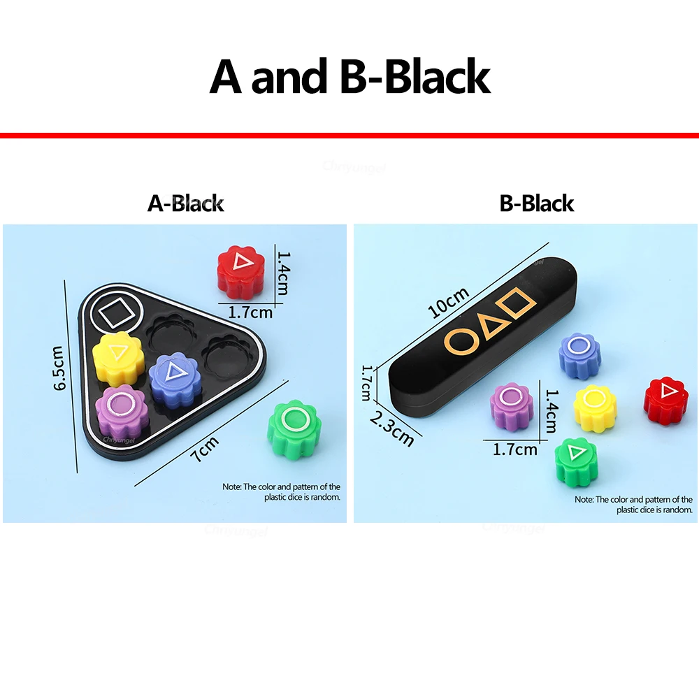 A and B-Black