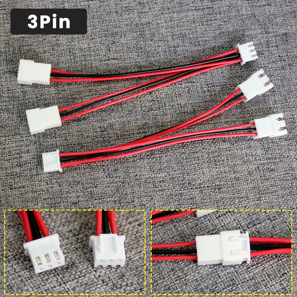 XH2.54 Y-스플리터 케이블 남성-여성 커넥터 26AWG 팬 케이블 2핀 3핀 4핀 5핀 6핀 전원 연장 코드 터미널 케이블