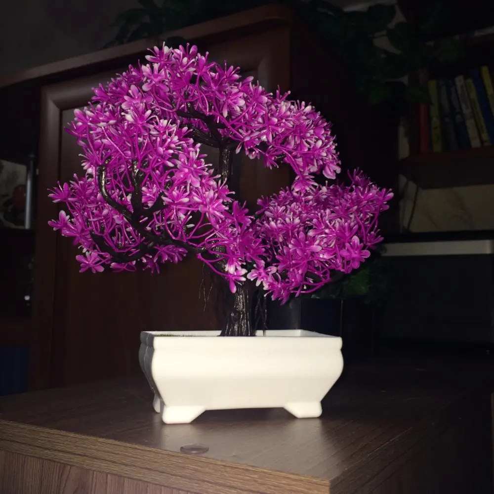 Artificial Plant Artificial Flower Home Decor Bonsai Tree Pot Plant Fake Flower Potted Ornament For Home Room Garden Decoration 1