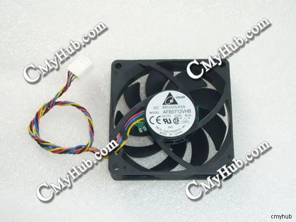 

Для DELTA AFB0712VHB 8L43 DC12V 0.55A 7015 7 см 70 мм 70x70x15 мм 4-контактный охлаждающий вентилятор Φ AFB0712VHB 8L43