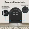 New Cat Door Arched Pet Door Hole Teddy Puppy Kitten Entry and Exit Safety Door Entry and Exit Door 6