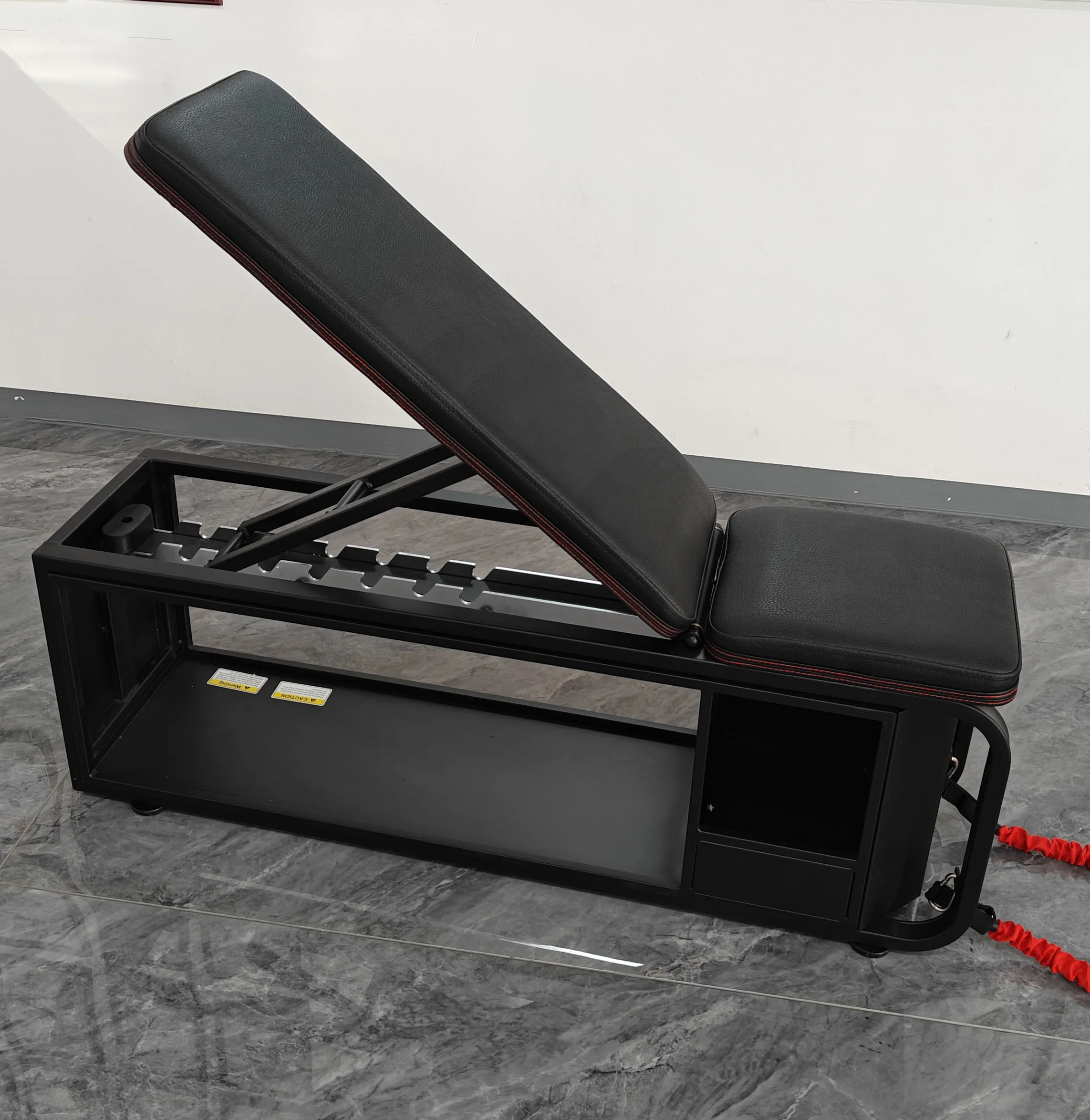 Multifunction Weight Training Gym Fitness Equipment Adjustable Sit up Bench Weight Press Bench Exercise Machine Storage Stool