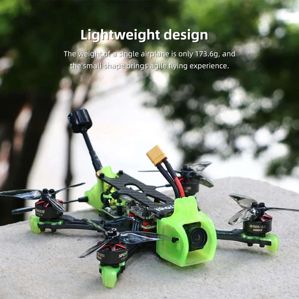 Angel30 3Inch FPV Drone Flight Control Quadcopters 1505 3450KV