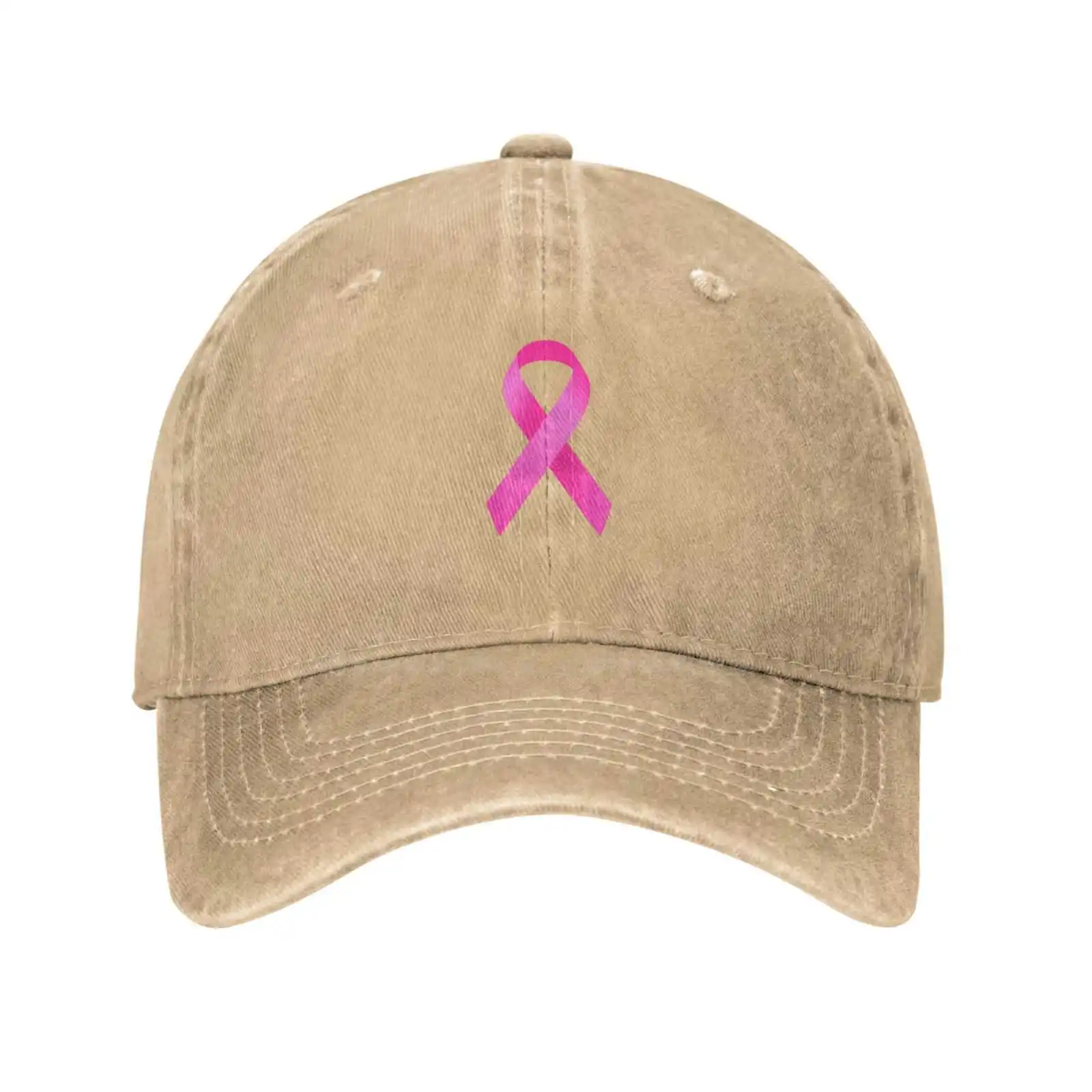 

Breast Cancer Logo Quality Denim cap Knitted hat Baseball cap