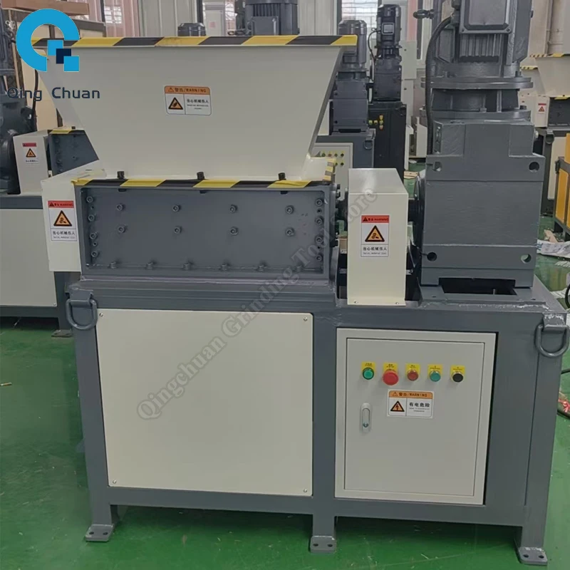 Electric Shredder Industrial380V Plastic Scrap Metal Impact Shredded Machine Large Foam Wood Carton Crusher Metalworking Tools 4