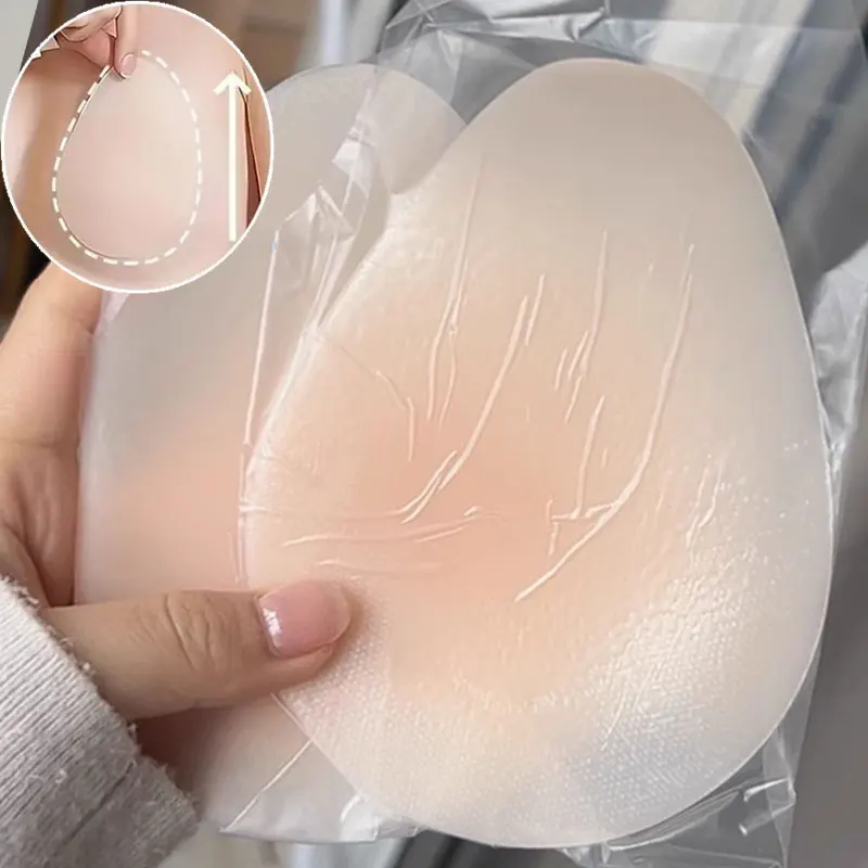 No Glue Sticky Nipple Cover Plunge Droplet Invisible Bra Ultra Thin Seamless Silicone Nubra Stickers Lifting Breast Pads Pasties