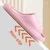 Home Bathroom Non-Slip Slippers Women Soft Sole Platform Couple House Slippers Summer Comfortable Flat Heel Indoor Slides 2025 4