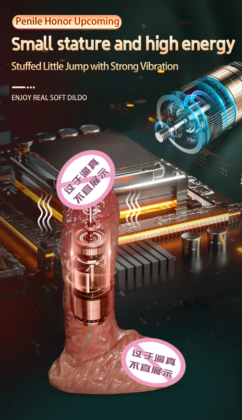 Vibrator Dildos Thrusting Jumping eggs Dildo Realistic Vibrating Dildo G-spot Anal Stimulation Vibrating Sex Toys for Women