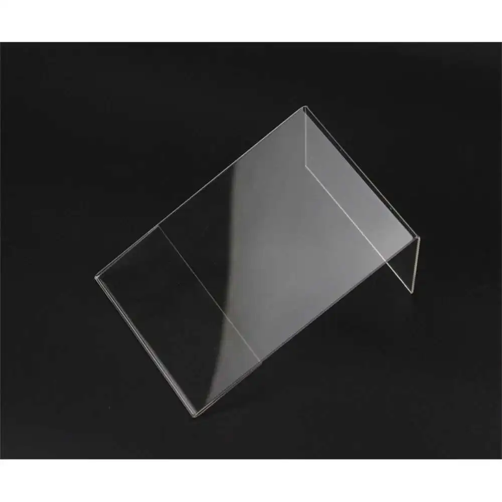 10pcs Acrylic Transparent Card Holder Stand Desk Sign Label Frame Display Paper Card Holders A6 1.3mm Price Label Holder Stand