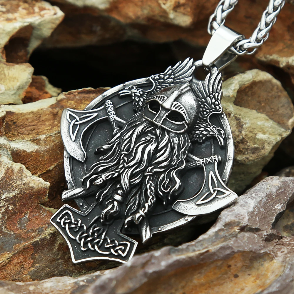 Thor Hammer Necklace Stainless Steel Stainless Steel Hammer Pendant