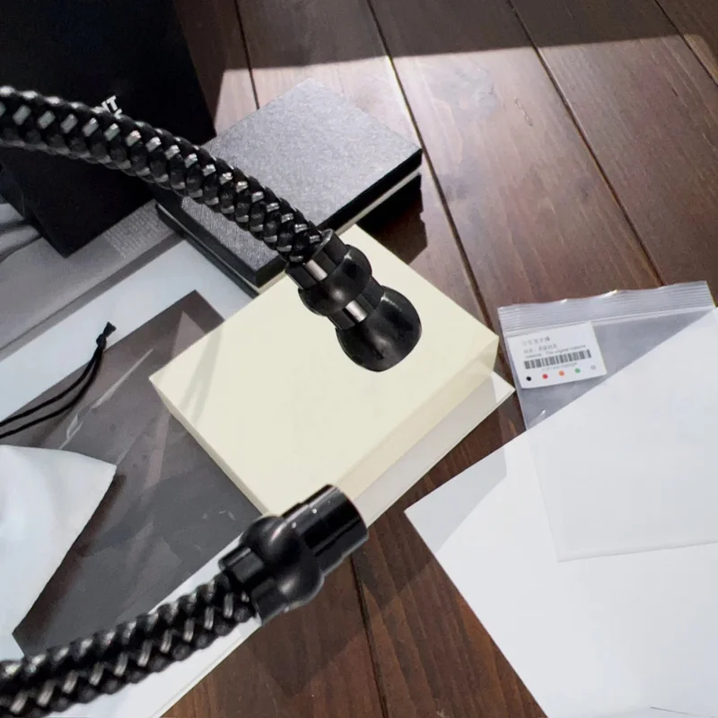 PJS 4 Colors MB Bracelet High Quality Rubber Smooth Luxury Metal Magnet Buckle Trendy And Fashionable Classic With Box Set