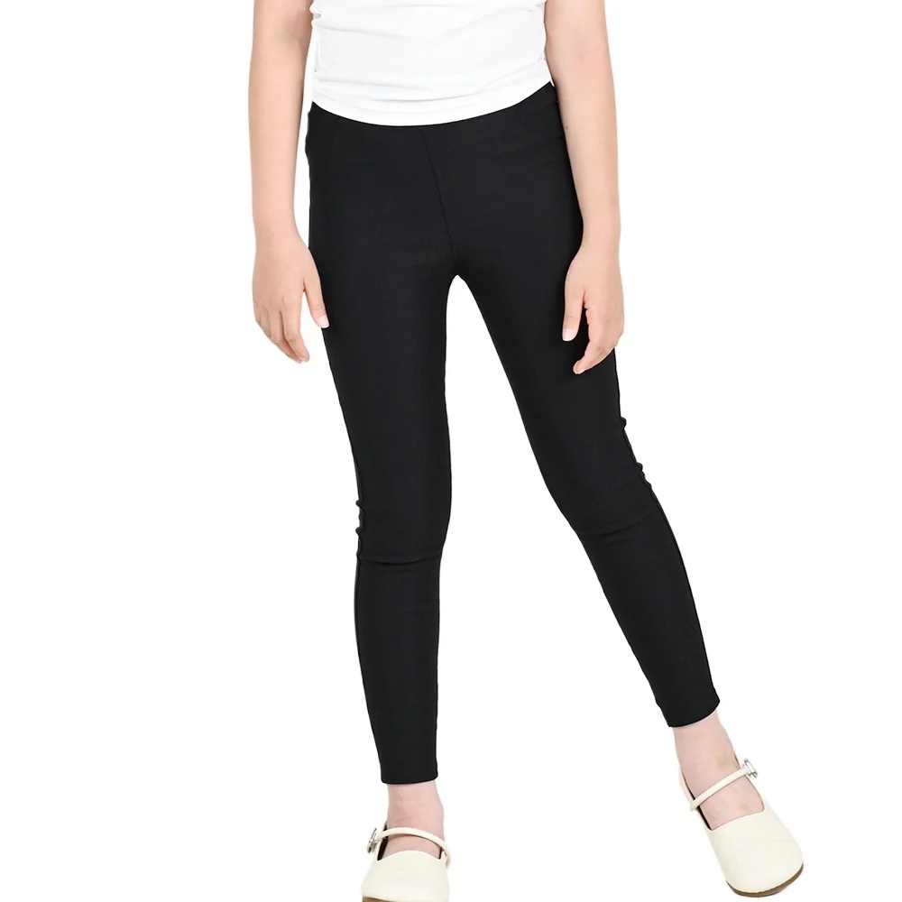 3-12Y الربيع الصيف الفتيات سروال شكل قلم رصاص الأطفال كاندي الألوان السراويل مرونة رقيقة الطفل طماق الاطفال سليم صالح تقليد الجينز