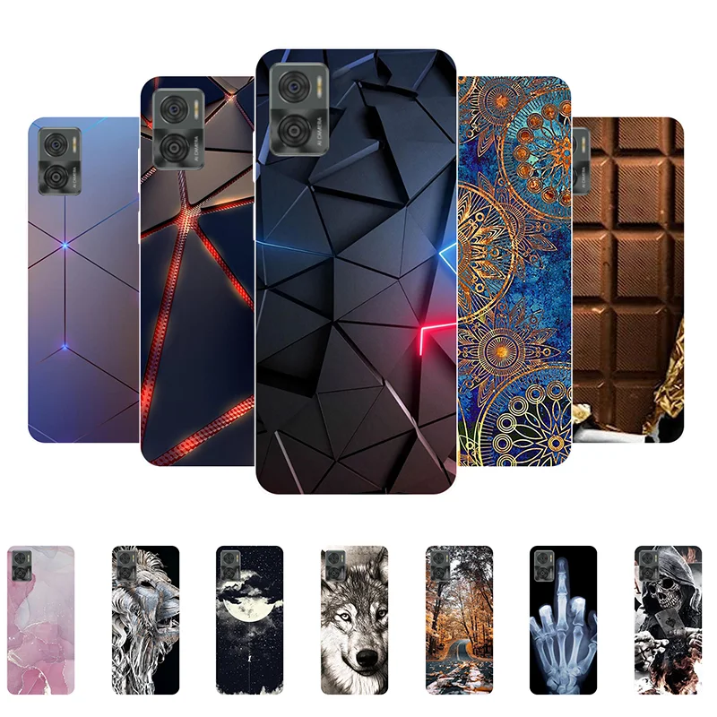 Per Motorola E22 Custodia In Silicone Cover Posteriore Custodia Per Telefono Per Motorola Moto E22I E 22I E 22 Custodia Morbida Per Motoe22 Funda Cart