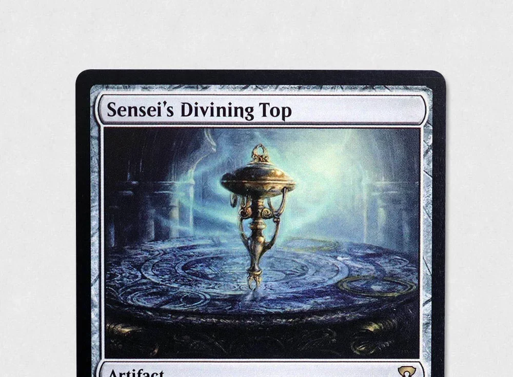 師範の占い独楽 sensei's divining top mb2 foil Senseis Divining Top-borderless, Double Masters 2022 (2X2) Price