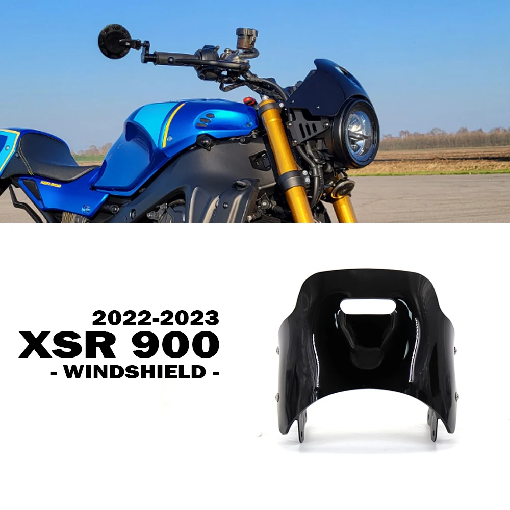 Xsr900 Accessori Moto Nuovo Parabrezza Per Yamaha Xsr 900 2022 2023 Copertura Carenatura Parabrezza Parabrezza Deflettore Acrilico