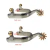 2x Horse Spurs Anti Rust Western Style Spur for Competition Equipments Brown 3