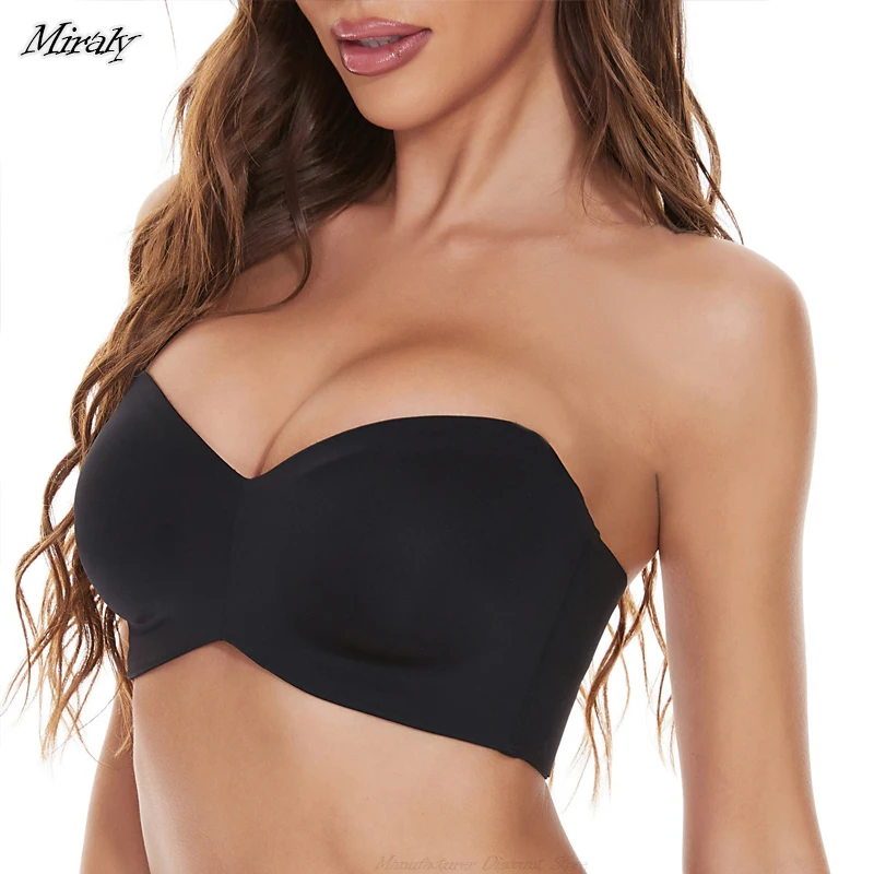 thumbnail image 1 of Sujetador bandeau convertible antideslizante de soporte completo para dropshipping, 1 of 4