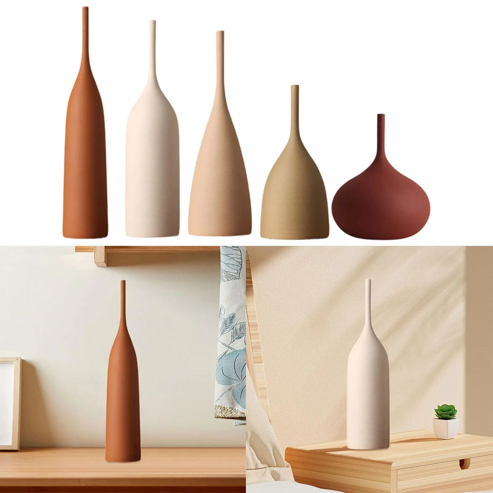 Decorative Vase Portable Plants Flower Container for Indoor Farmhouse Office Decorative Vase Portable Plants Flower Container for Indoor Farmhouse Office