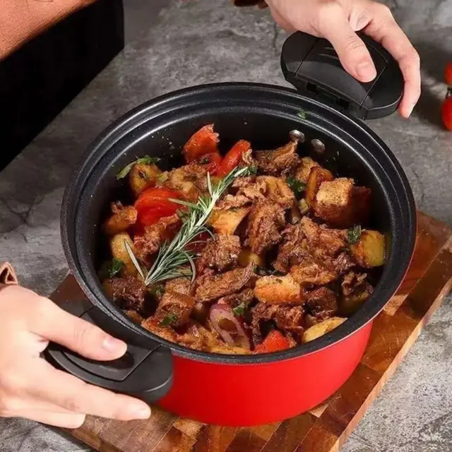 Multifunctional 3.5L Pressure Cooker Stew Pot Kitchenware Rice Cooker Micro Non-Stick Soup Meat Pot Induction Cooker Gas Stove 3