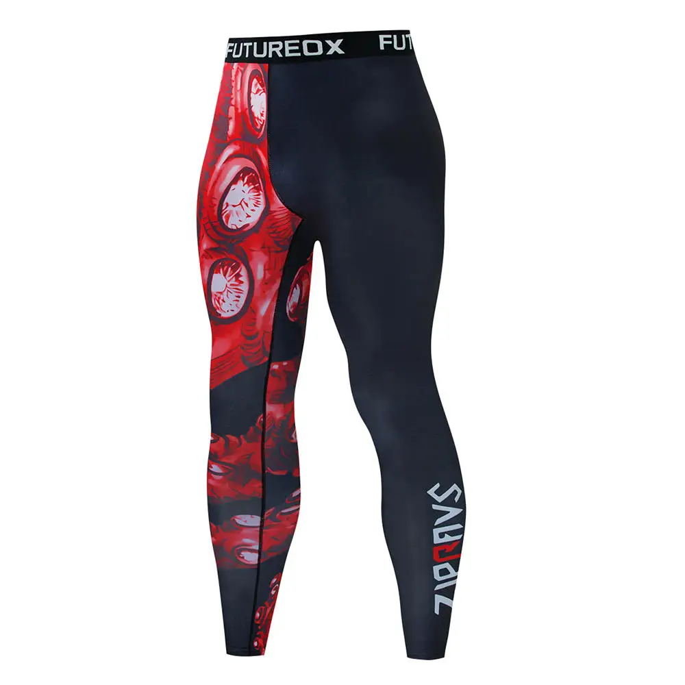 Men's Thermal Underwear For Men Male Thermo Kickboxing Clothes Suits MMA BJJ Tights Set Winter Quick Dry Long Johns Tracksuit 30 4