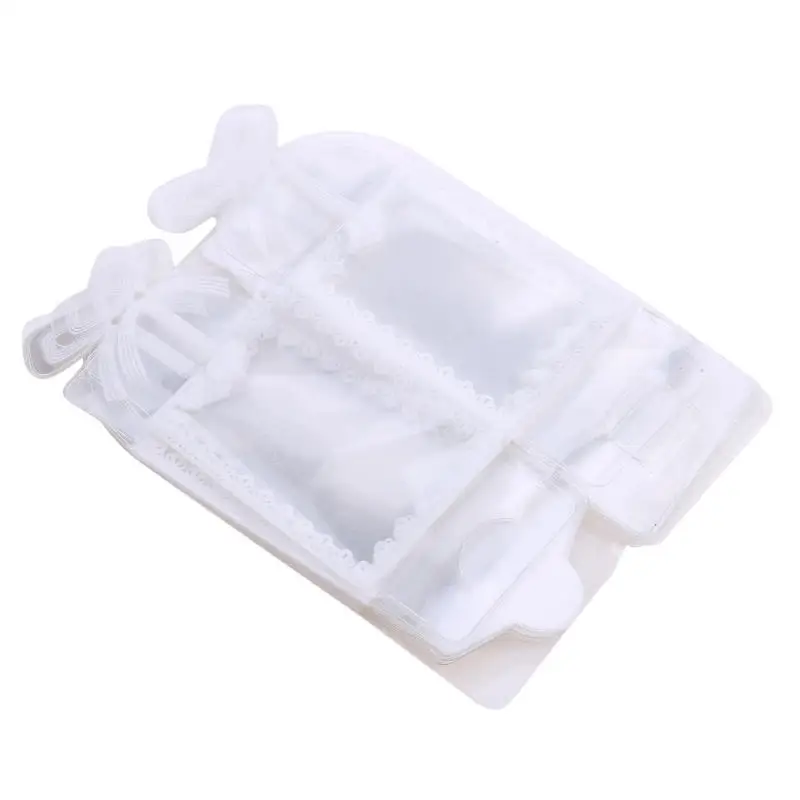 10/20 Stück transparente Geschenkbox aus PVC-Kunststoff, durchsichtige Verpackung für Hochzeit, Babyparty, Partybevorzugung, Geschenk, Schokolade, Süßigkeiten, Kuchen, B – Detail 11
