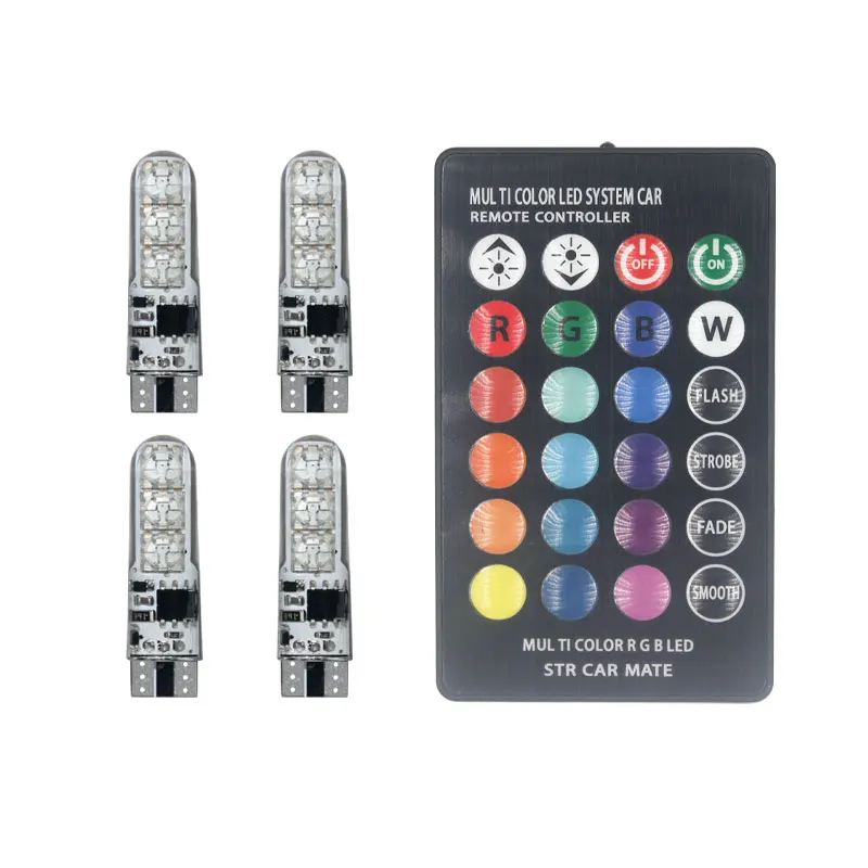 4pc 6led 1 remote