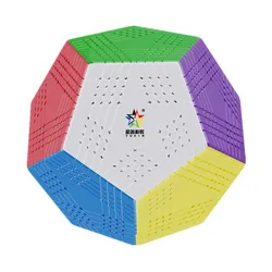 Yuxin Small Magic New Huanglong 9x9x9 Megaminx Cube Stickerless Professional Dodecahedron Puzzle Cubo Magico Toys Gifts