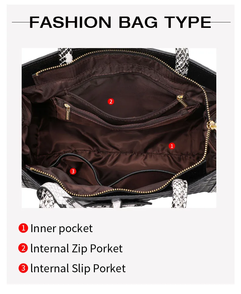Aidrani Neue schwarze Damenhandtasche aus Rindsleder mit Steinmuster, modisch, elegant und mit großem Fassungsvermögen – Detail 5