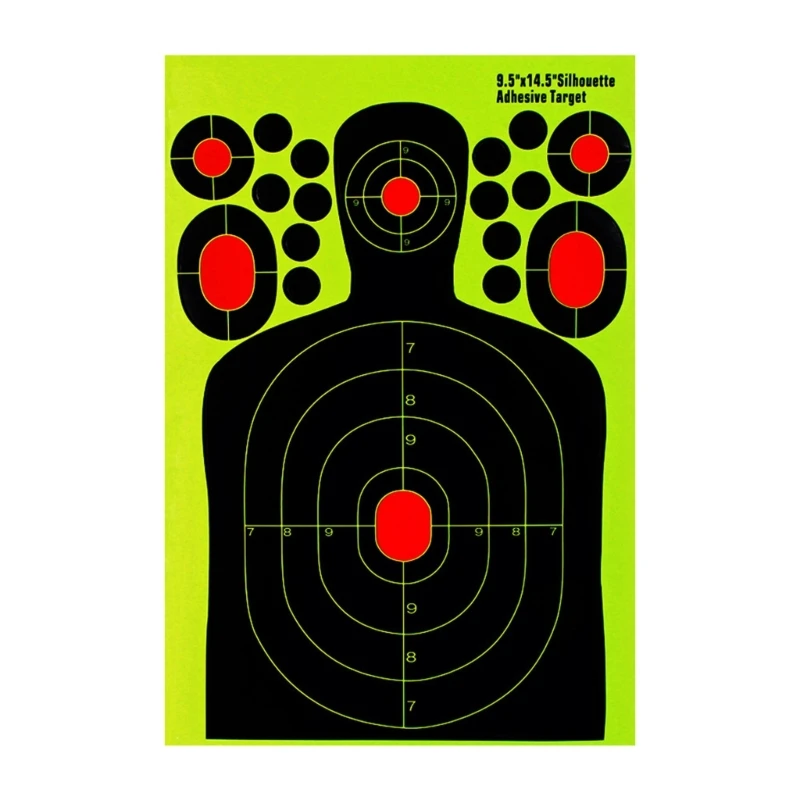 

5/10/20/30pcs Practice Targets Paper Bright Fluorescent targets Paper