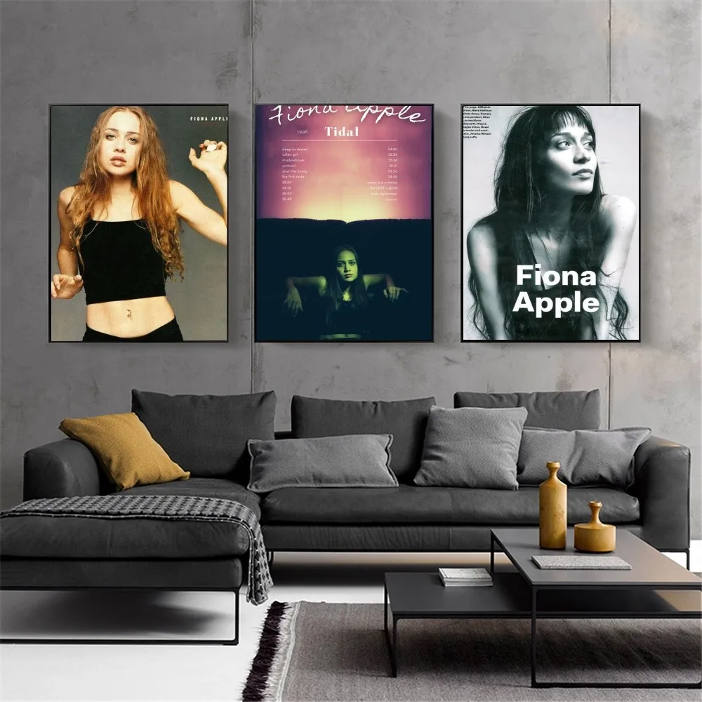 Fiona Apple Poster Kraft Club Bar Paper Vintage Poster Wall Art Painting Camera Da Letto Studio Big Szie Wall Painting Stickers