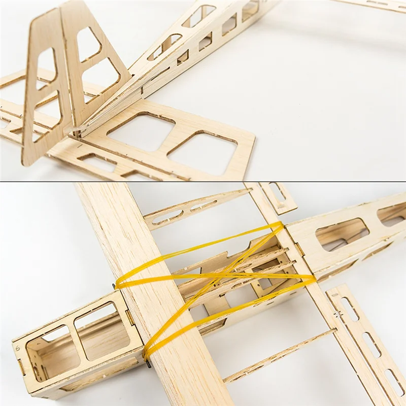 Kit Avion RC Bois Balsa 580mm Brushless - Modèle à Assembler