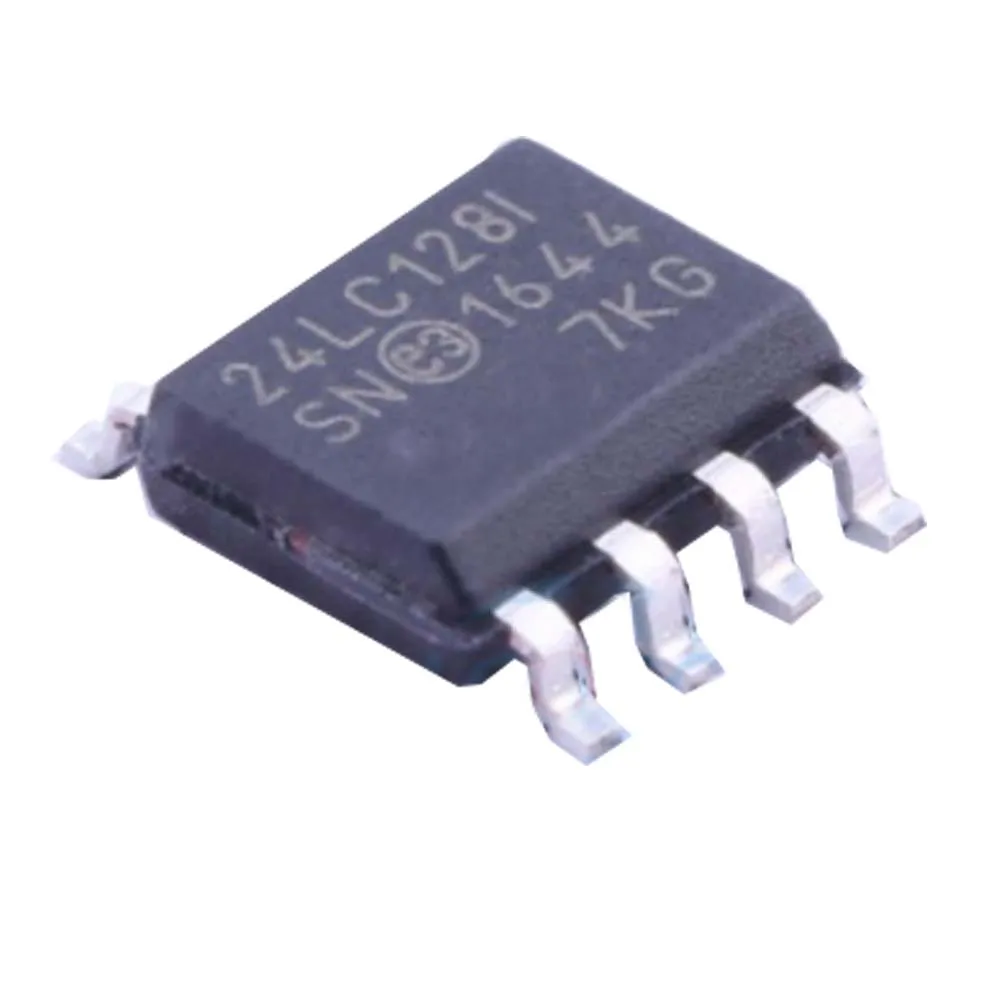 

10 PCS 24LC128-I/SN SOP 24LC128I SN CMOS Serial EEPROM
