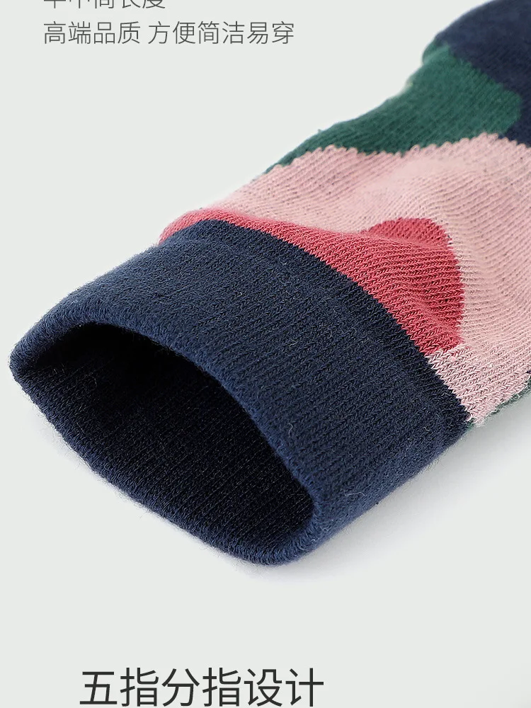 New Women Pilates Socks Professional Five Fingers Dance Sports Socks Fashion Printing Non-slip Silicone Grip Fitness Yoga Socks 20 undefined