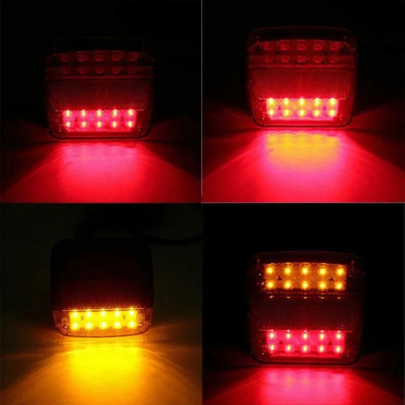 รูปสินค้า ไฟท้าย LED 12V ทนทาน กันน้ำ สำหรับรถบรรทุก รถพ่วง คาราวาน