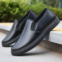 New 2025 Men's Business Casual Leather Shoes Soft Bottom Soft Surface Work Shoes Comfortable Breathable Spring Autumn Season