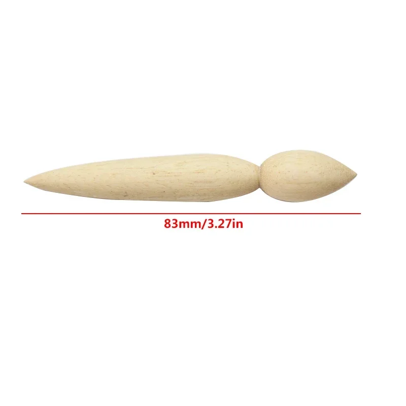 Pottery Spout Modifier Double-head Wooden Punching Tounded Corners Teapot Spout Modeling Ceramic Clay Repair Tools 1Pc pottery tools,clay sculpting tools,pottery sculpting tools,clay craft tool