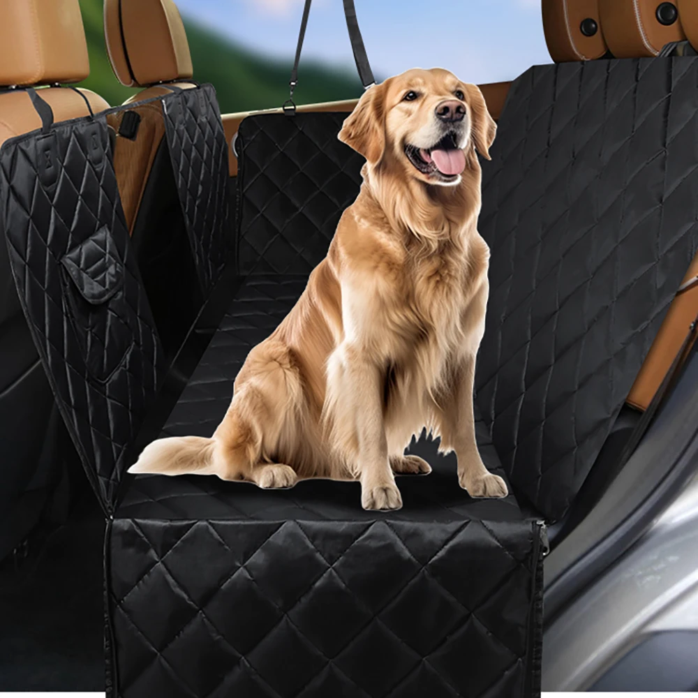 Pet Accessories Car Seat Cover Pet Cargo Cover Dog Seat Cover Dog Car Seat Pet Supplies Pet Mat Blanket Dog Car Seat Cover Waterproof Mesh Window Pet Vehicle Hammock Pet Travel Dog Carrier Hammock Car Rear Back Seat Protector Mat