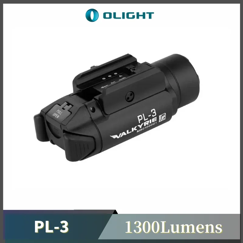 Olight Pl-3 Valkyrie Armonlight 1300 Lumen Rail Mount Light Torcia A Luce Di Arma