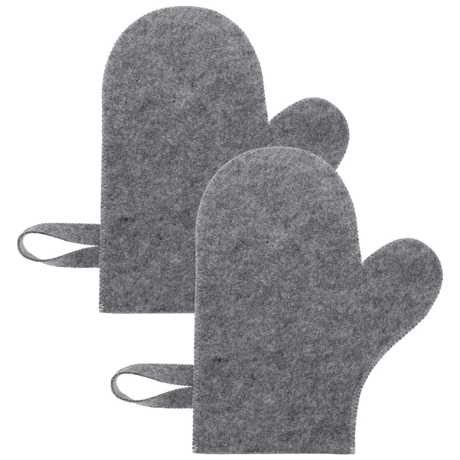 Sauna Accessories Bath Heat Resistant Indoor Exfoliating Mitts Felt Bath Gloves Gloves For Shower Sauna Tools for Bath Home