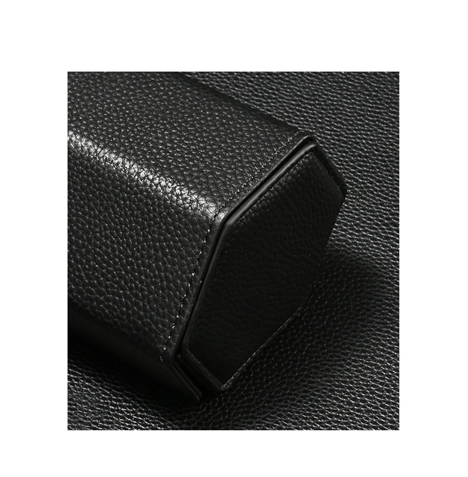 Travel Watch Organizer | Dual Watch Storage Bag Premium PU Leather Travel Watch Box, Po... - SKU TWO01859 - UGI Packaging