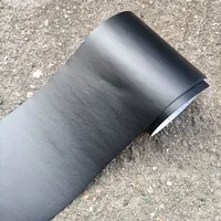 10cm Width Matte Gloss Black Air-Release Vinyl Wrap Roll Glossy Car Body Sticker Wrapping Foil 2