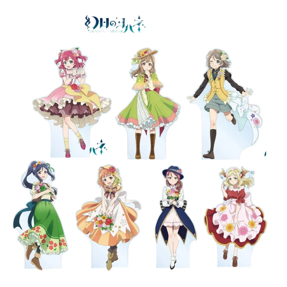 Fans Geschenke Charme Anime Liebe leben! Superstar Q Edition Acryl ständer ca. 15cm HD Figur Shibuya Kanon hübsche Rock Kollektion – Detail 2