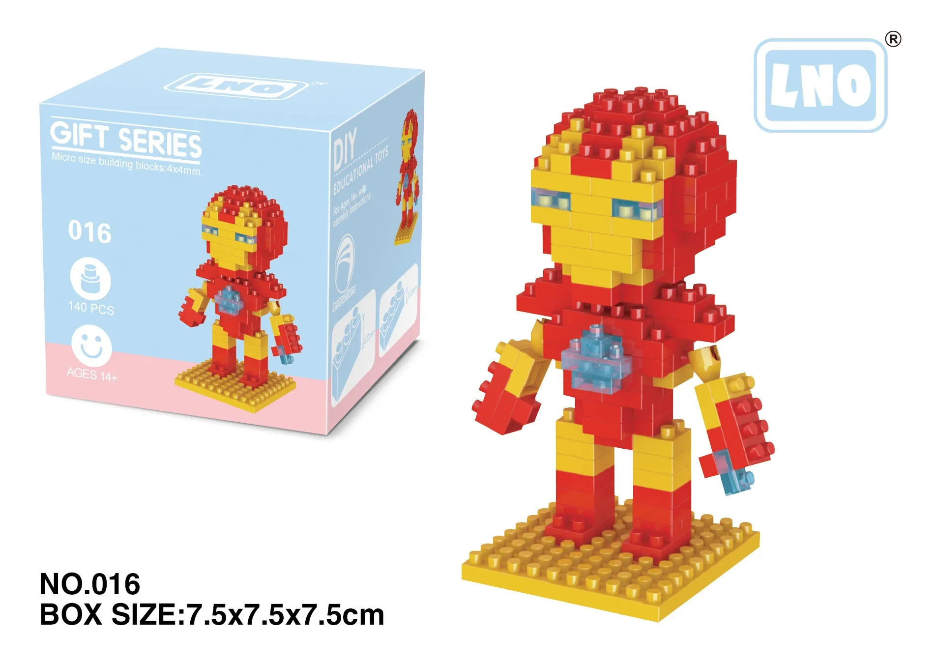 thumbnail image 1 of Bloques de construcción de Disney Avengers Micro Diamond Partículas pequeñas Bloques de construcción ensamblados Iron Man Spider Juguete Bloques de construcción DIY, 1 of 5