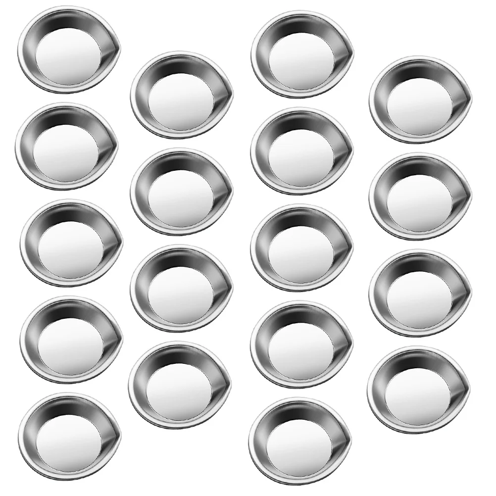 Paint Tray 6 Pcs Pour Mouth Palette Watercolor Mini Paint Tray Iron Trays Mixing Palettes Pallet Plate Painting Stainless Liquid