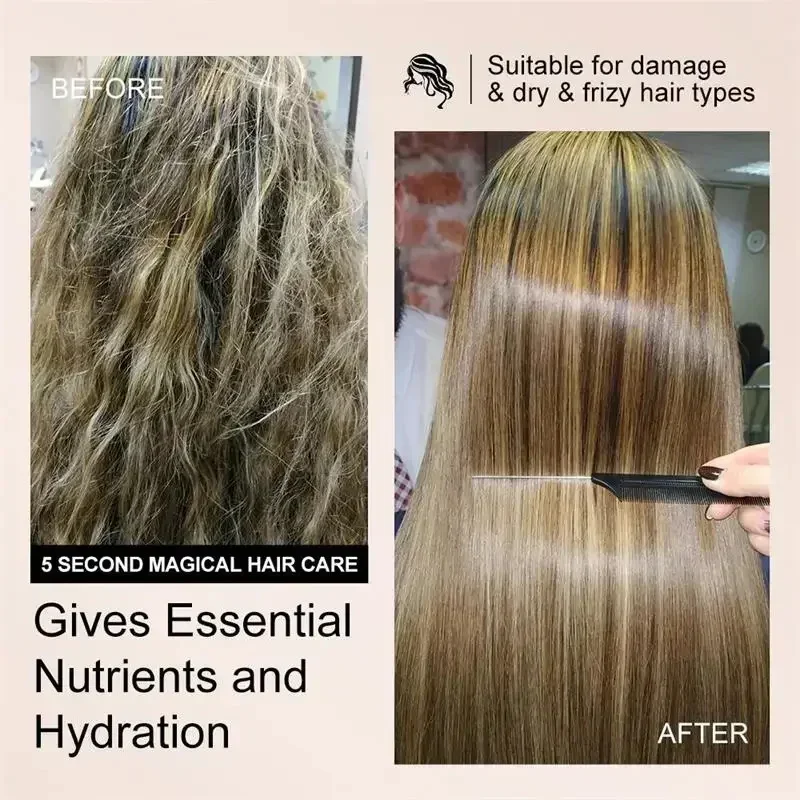 Hair Care Mask Collagen Keratin for Dry Damaged Hair Revitalize Straighten Soft Smooth Moisturize