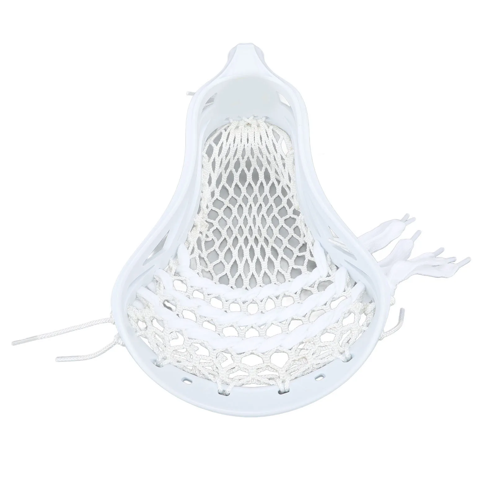 Lacrosse Head Mesh Strung Wear Proof Nylon Lacrosse Stick Heads for Training Competition Men