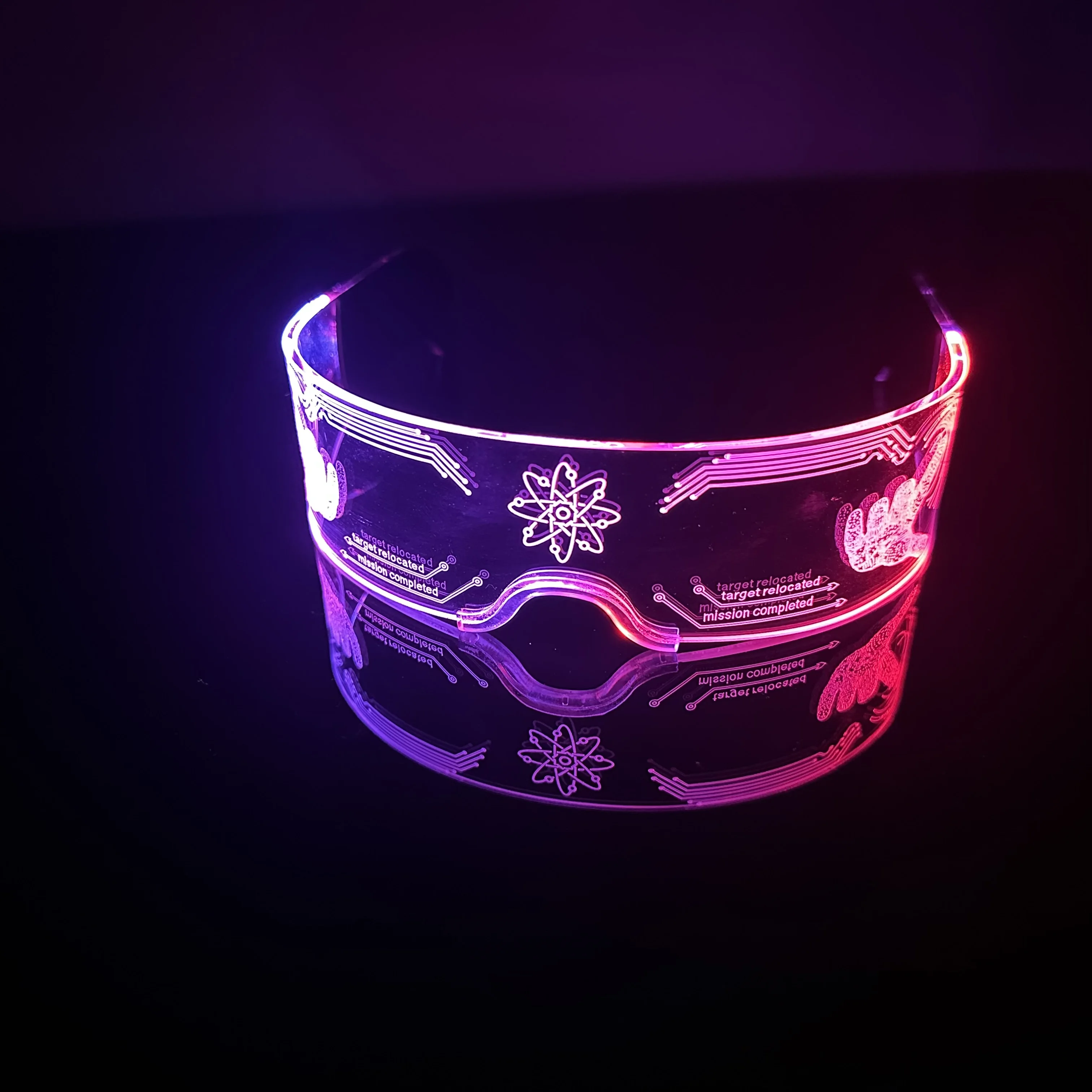 Neue Bunte LED Gläser Frauen Männer Decor Brillen Leuchtende Party Gläser Glowing Für Rave Nachtclub Bar Tanzen Party – Detail 9