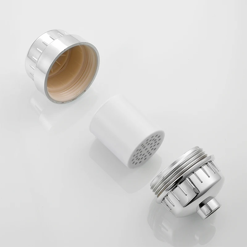 Ciencia 10-Stage Shower Head Filter High Output Chrome ORB Shower Filter Bathtub Faucet Water Water Cartridges