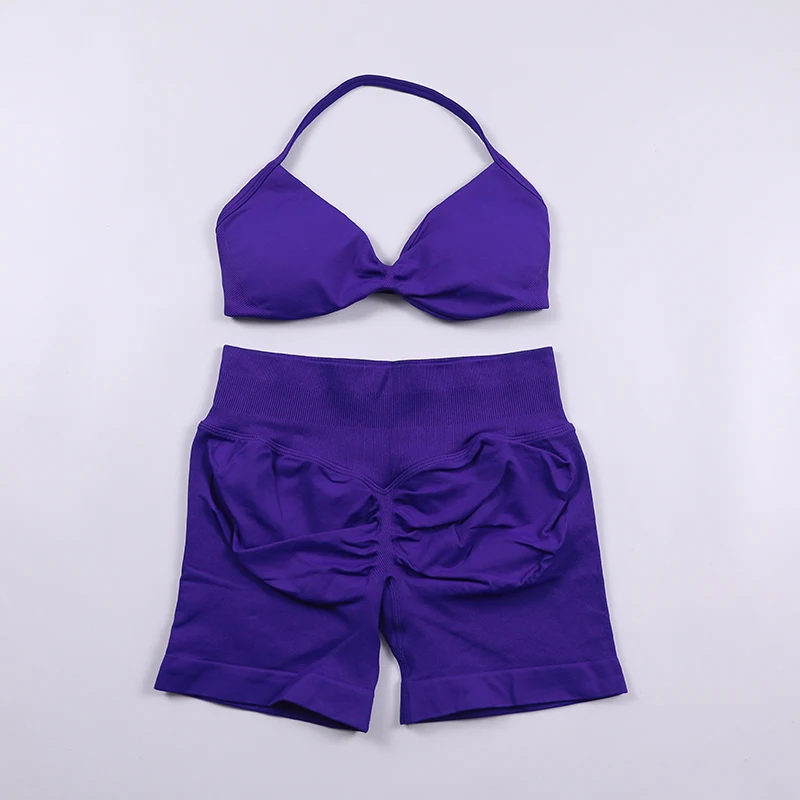 2 قطع الصالة الرياضية مجموعة النساء تجريب الملابس...